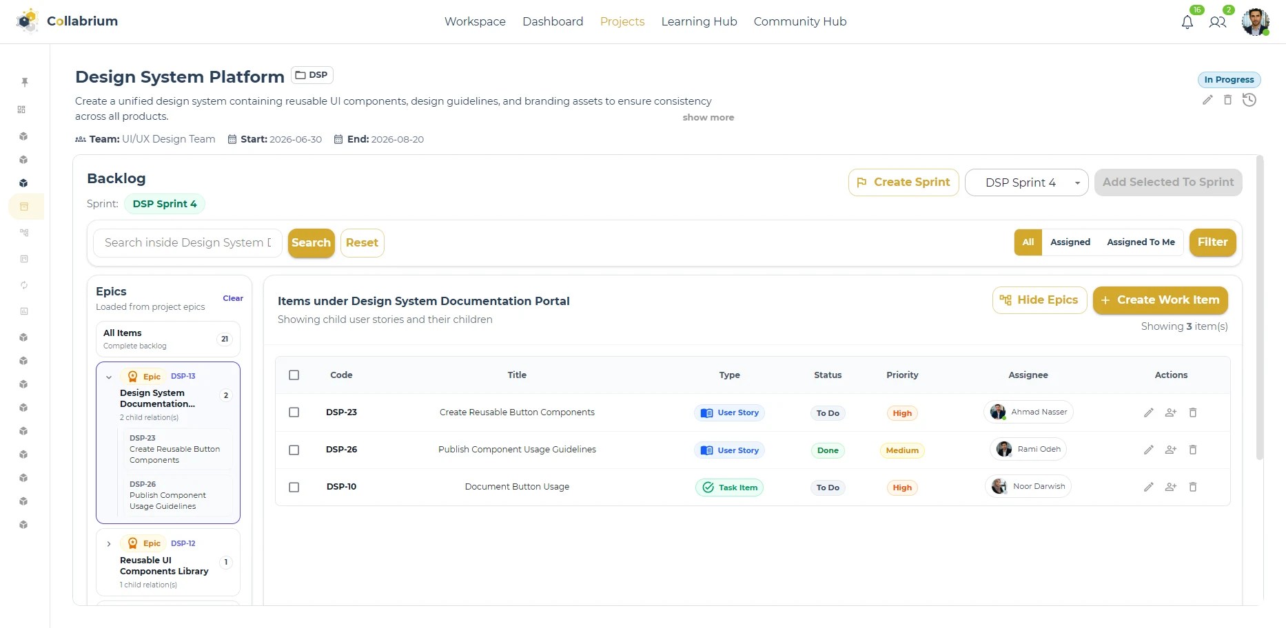 WorkItemManagement / Epic&Its Children