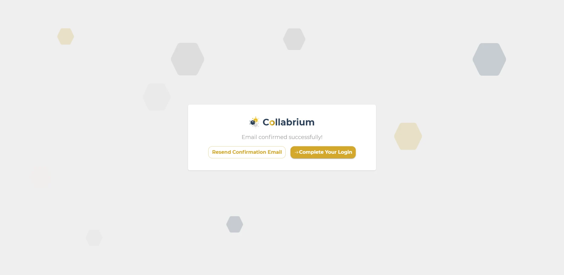 Auth / email Confirm Seccess Message