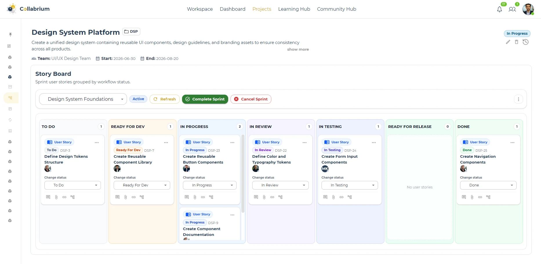 WorkItemManagement / Story Board