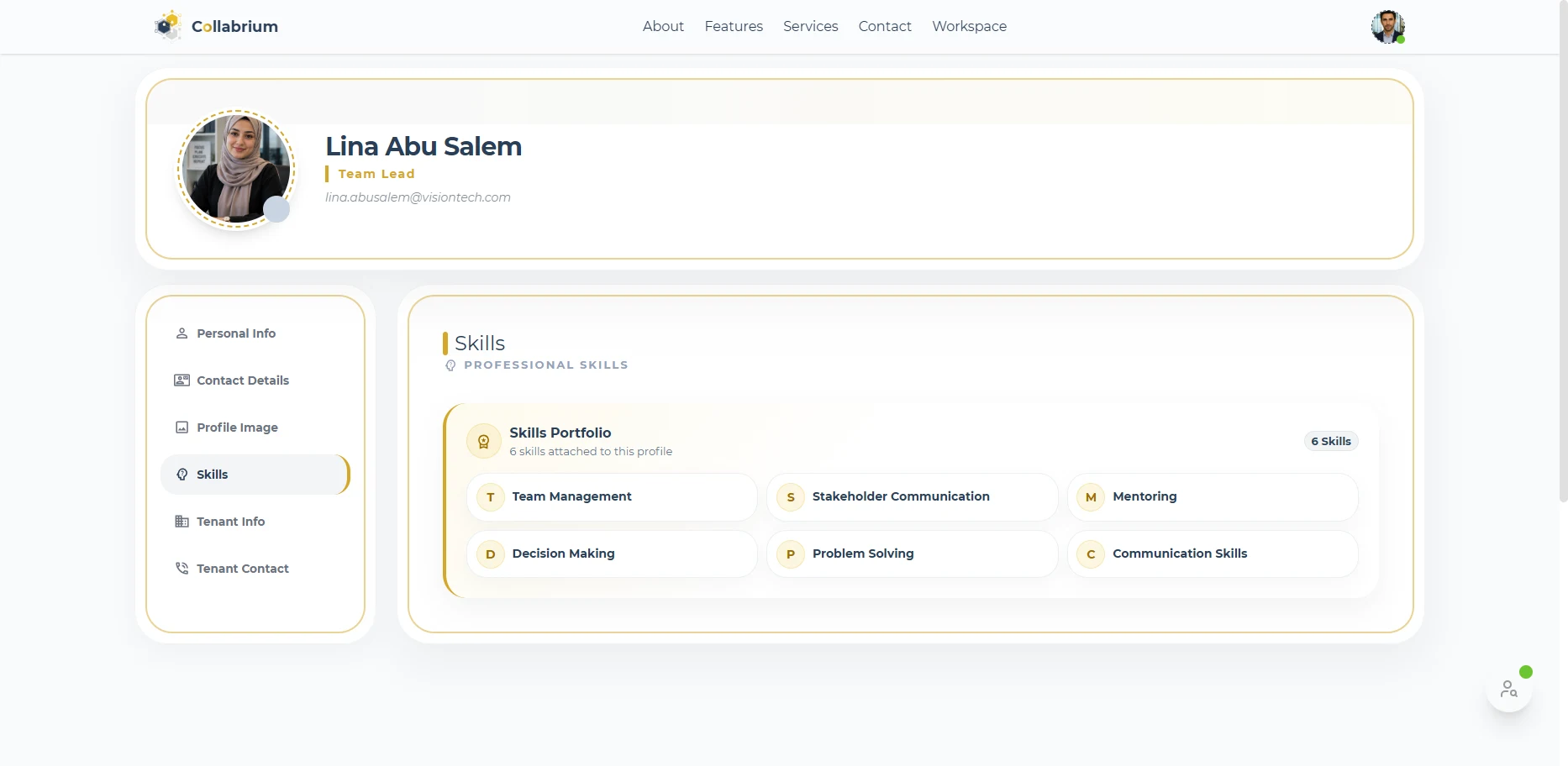 User / View User Skills