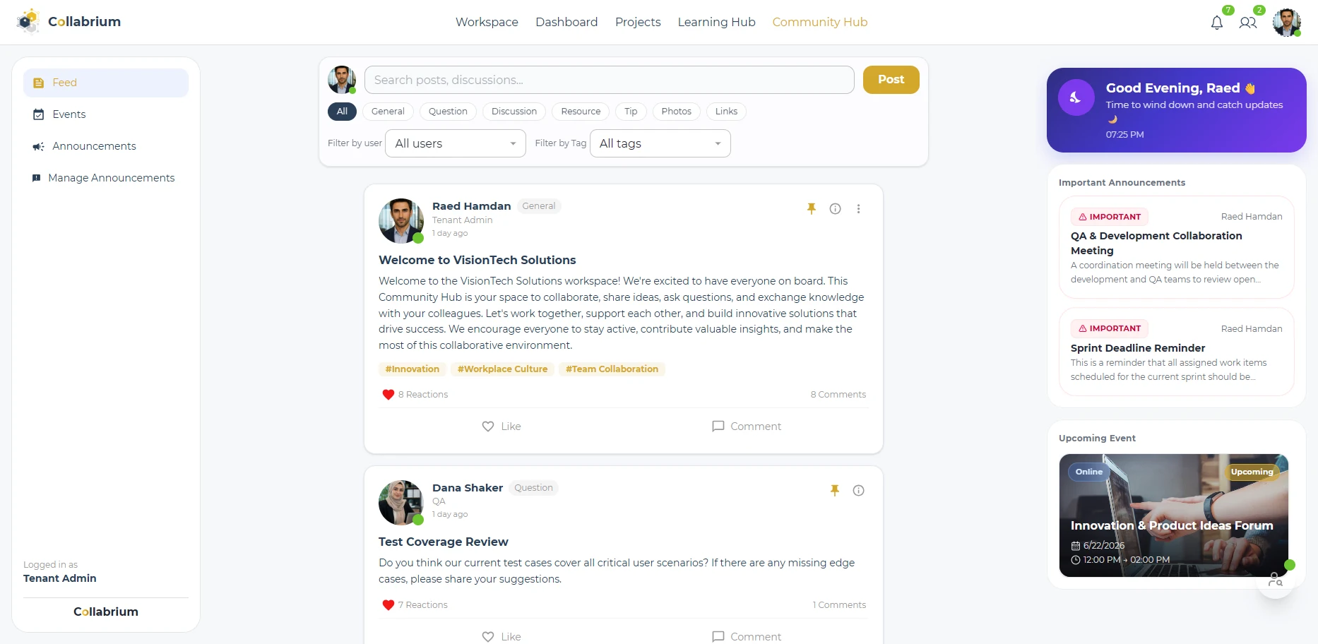 CommunityHub — FeedPage.png