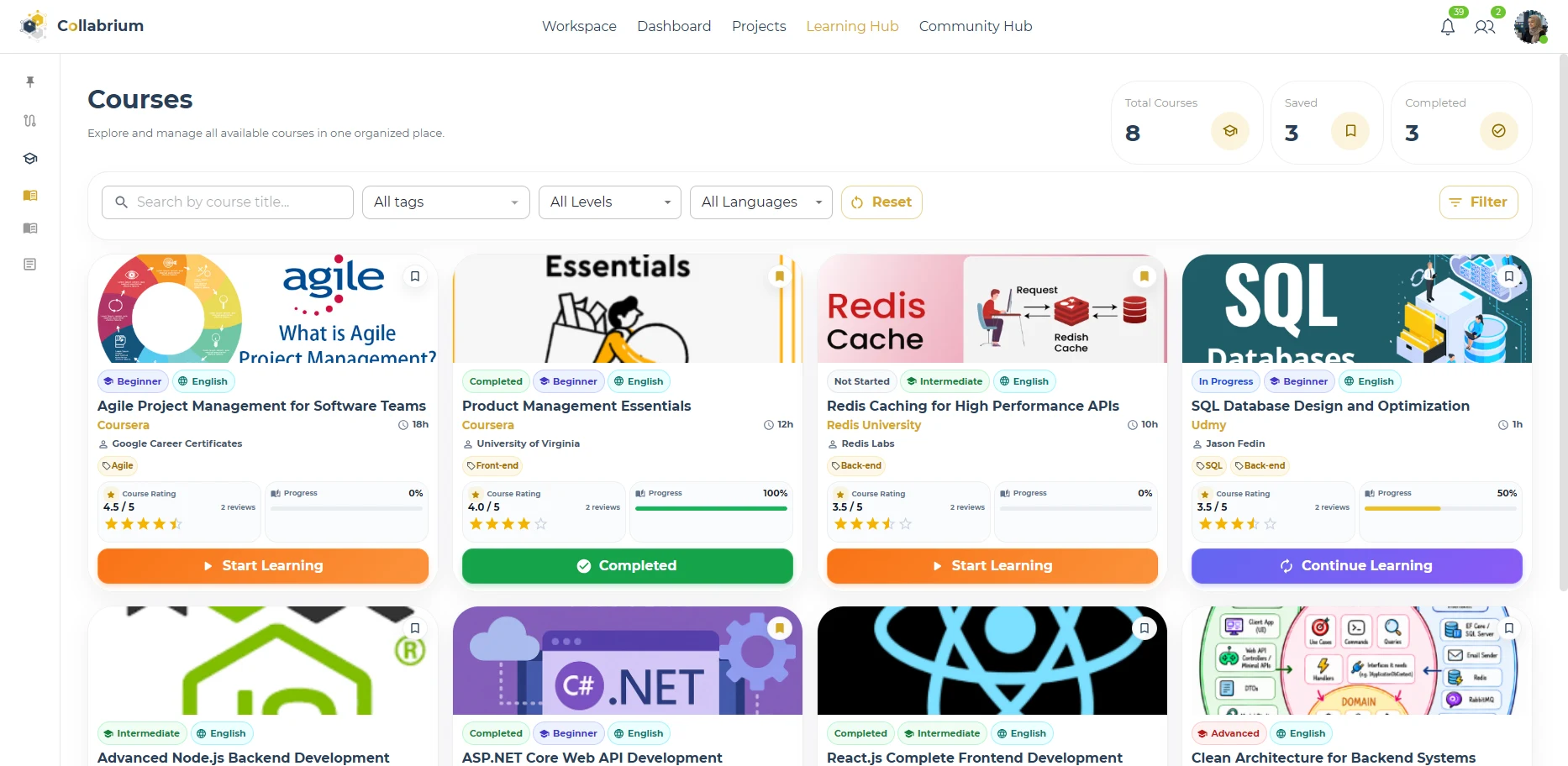 LearningHub — CoursesPage.png