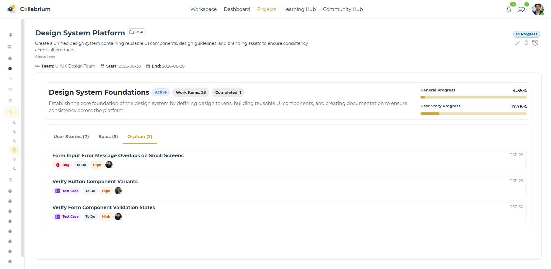 SprintManagement / Sprint Orphans