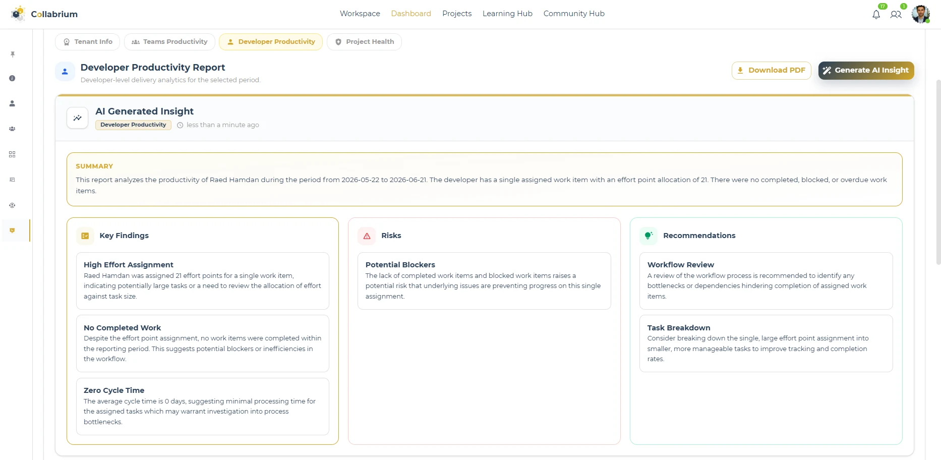 AI / Dev Pro AIGenerated Report